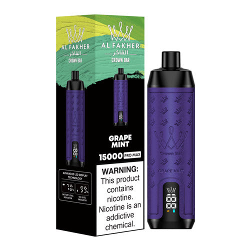 Al Fakher Crown Bar 15000 Puffs Pro Max Disposable Vape-ELFBARVAPE