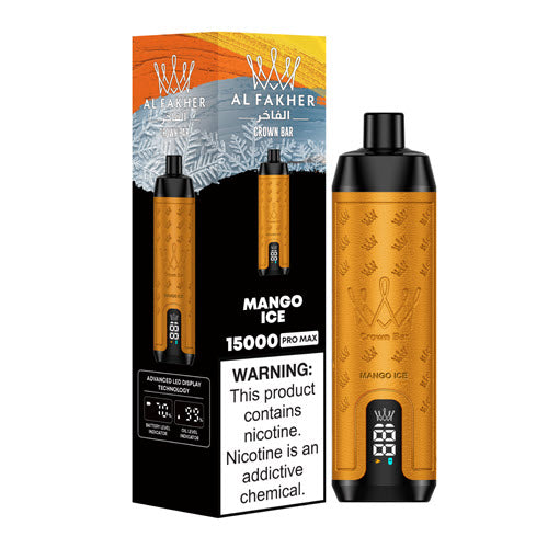 Al Fakher Crown Bar 15000 Puffs Pro Max Disposable Vape-ELFBARVAPE