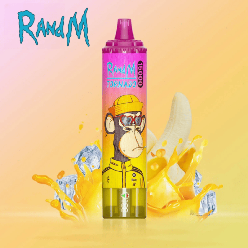randm tornado vape 15000 15k puffs disposable vape airflow adjustable type-c rechargeable e-cigarette