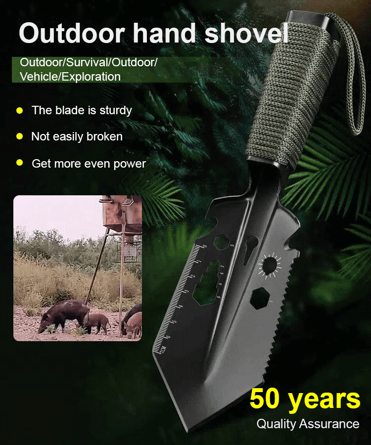 【lightweight and portable】Multifunctional Outdoor Mini Shovel