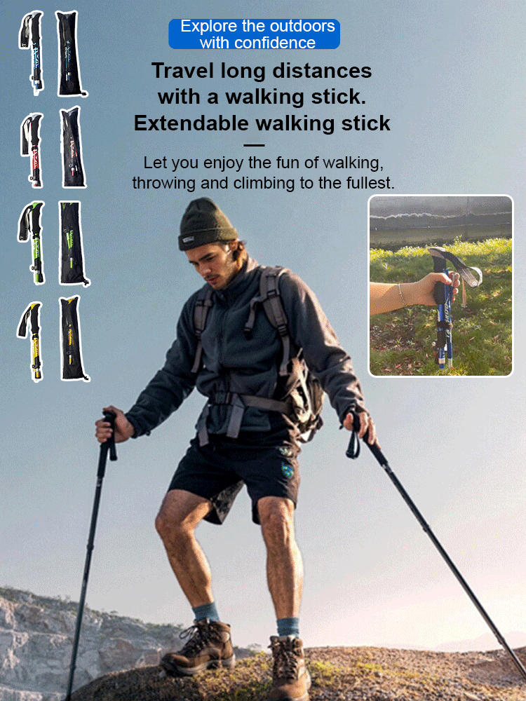 Aluminium alloy trekking poles
