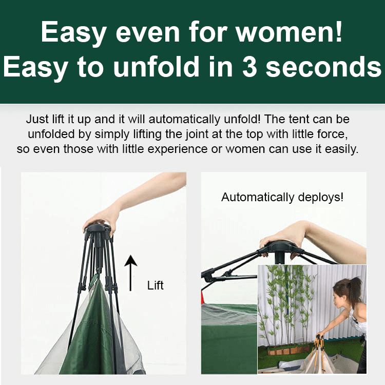 giipet-Fully automated quick-open tents