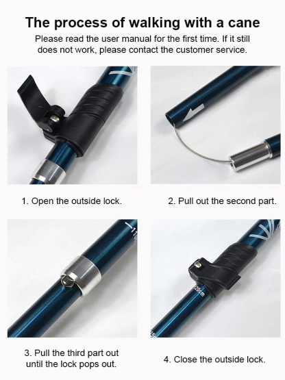 Aluminium alloy trekking poles