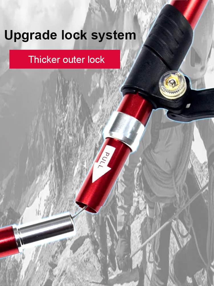 Aluminium alloy trekking poles