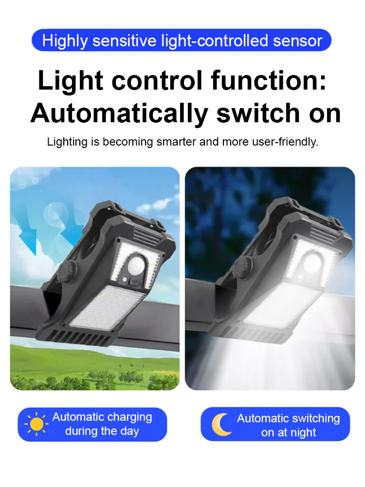 Solar Outdoor Clip Light