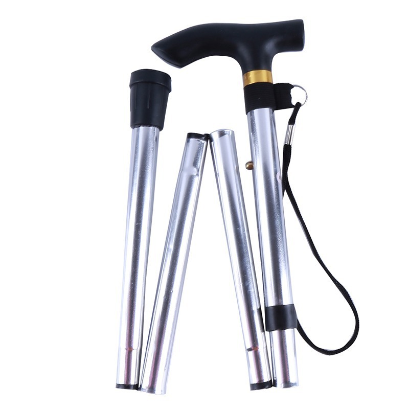 GKTK-Aluminum alloy adjustable reinforced walking stick 6 color hiking stick