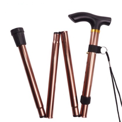 GKTK-Aluminum alloy adjustable reinforced walking stick 6 color hiking stick
