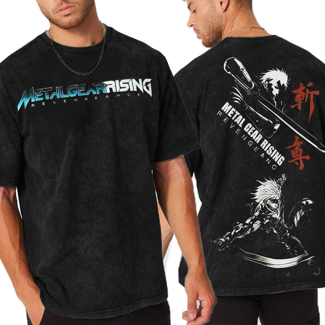 Metal Gear Rising Raiden Washed Unisex T-Shirt