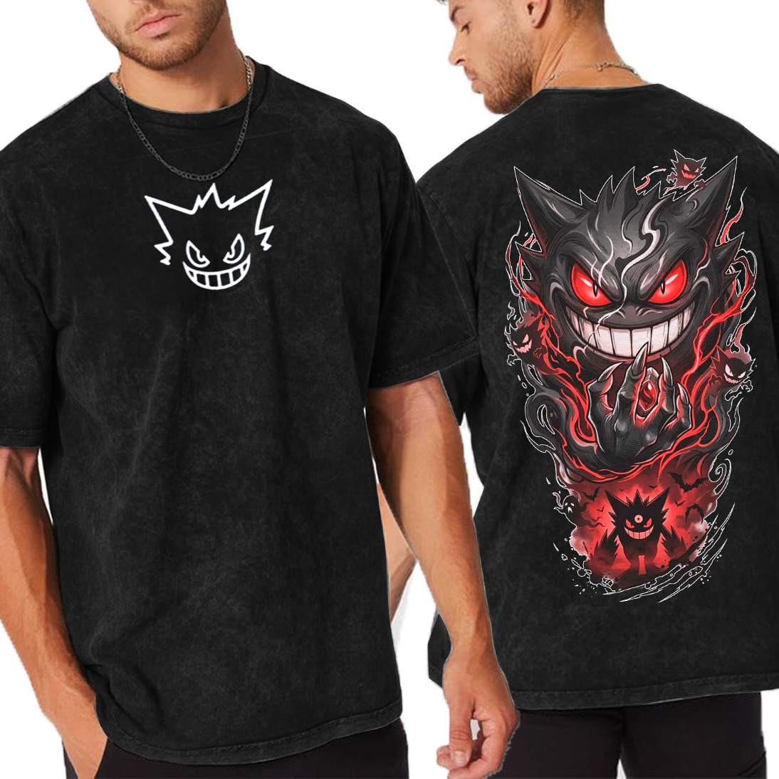Gengar pokemon Oversized T-shirt/Crewneck/Hoodie