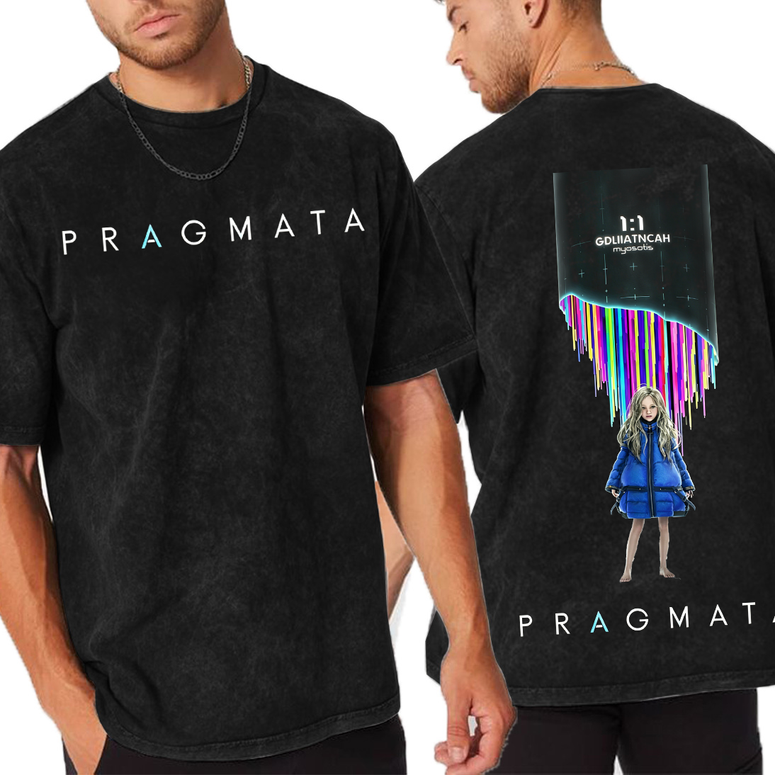 Pragmata Game Unisex Washed T-Shirt
