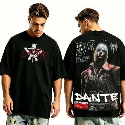 Dante — Devil May Cry Vintage Washed T-shirt/Crewneck/Hoodie