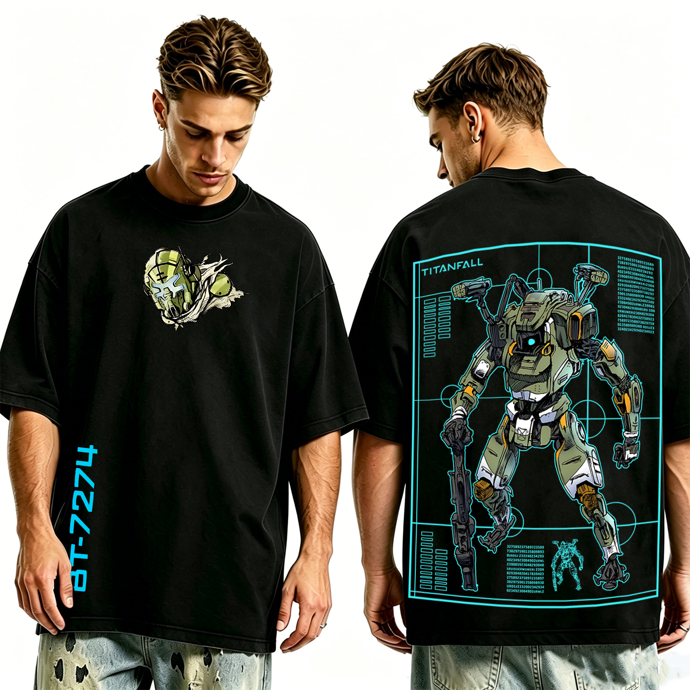 Titanfall BT Fanart Washed T-shirt/Crewneck/Hoodie