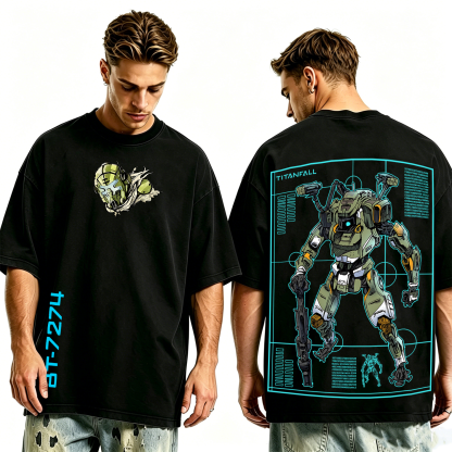 Titanfall BT Fanart Washed T-shirt/Crewneck/Hoodie