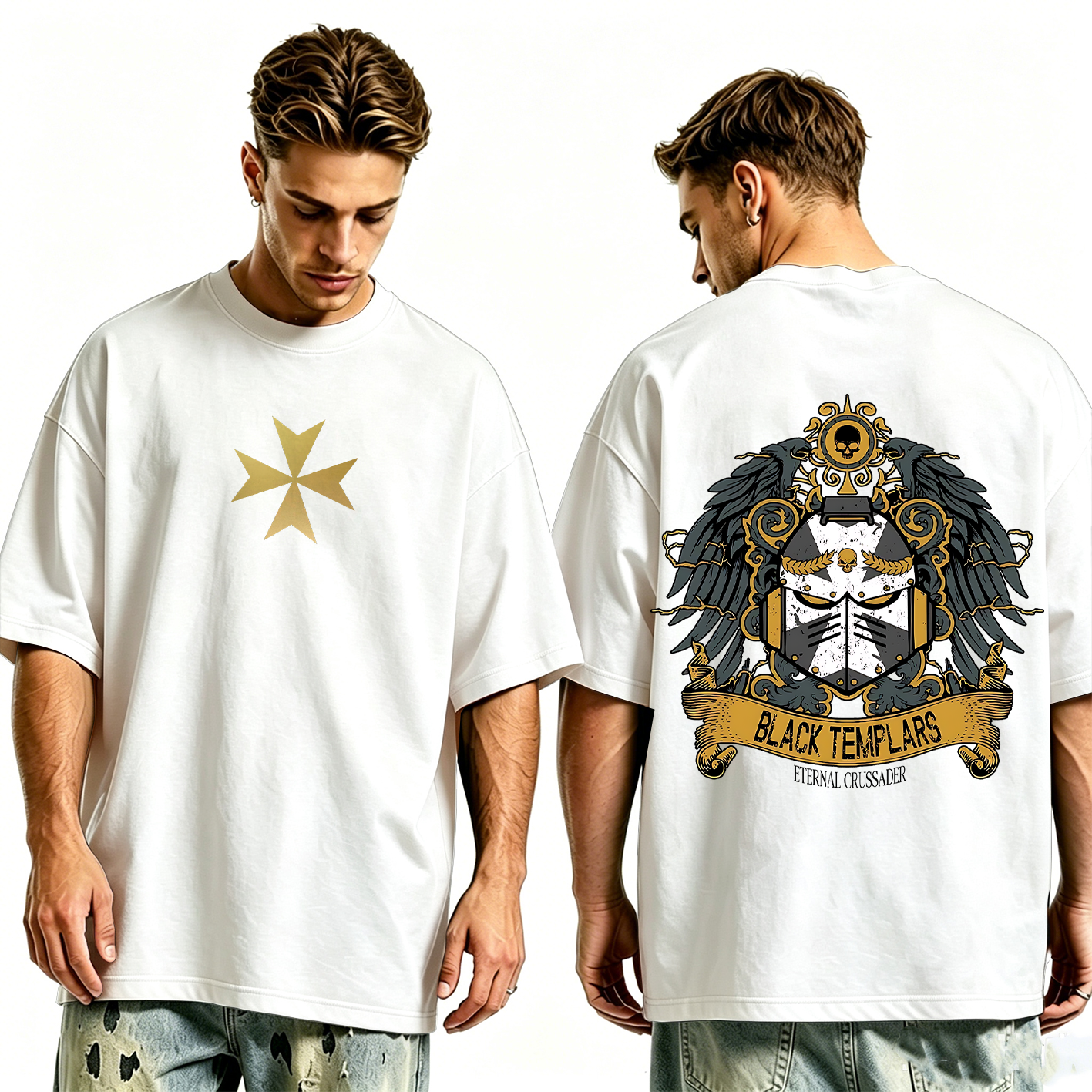 Black Templars Oversized T-shirt/Crewneck/Hoodie