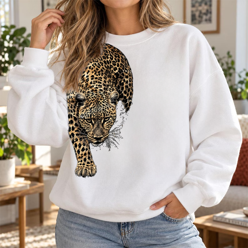 Black Leopard Oversized T-shirt/Crewneck/Hoodie