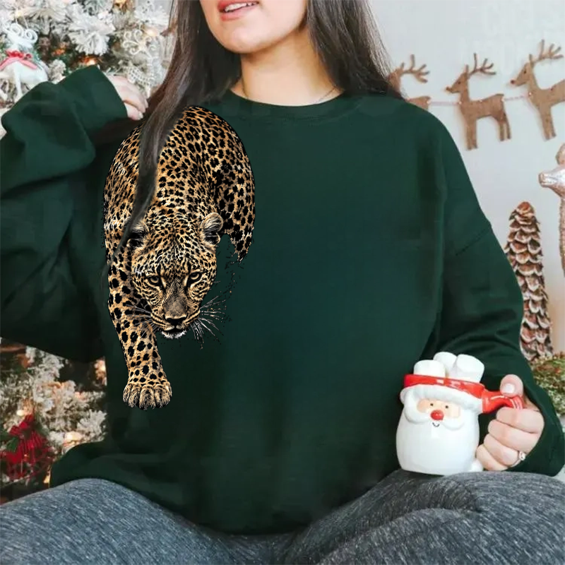 Black Leopard Oversized T-shirt/Crewneck/Hoodie