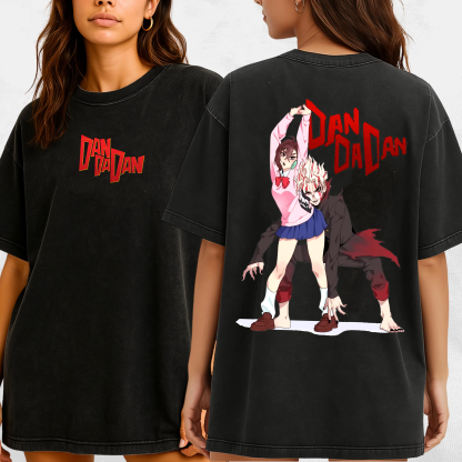 Dandadan Amine Unisex Washed T-Shirt