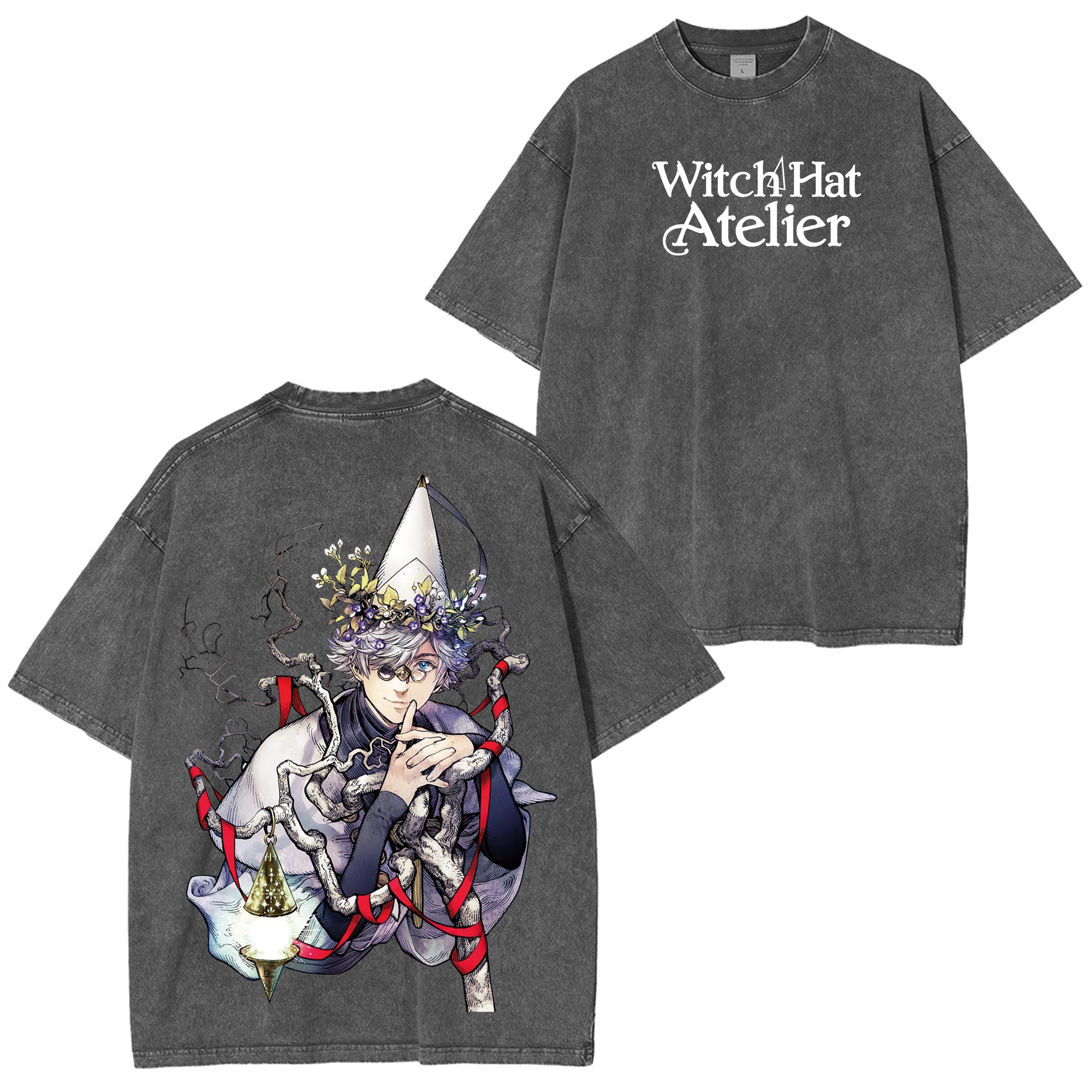 Qifrey Witch Hat Atelier Anime  Unisex Washed T-Shirt