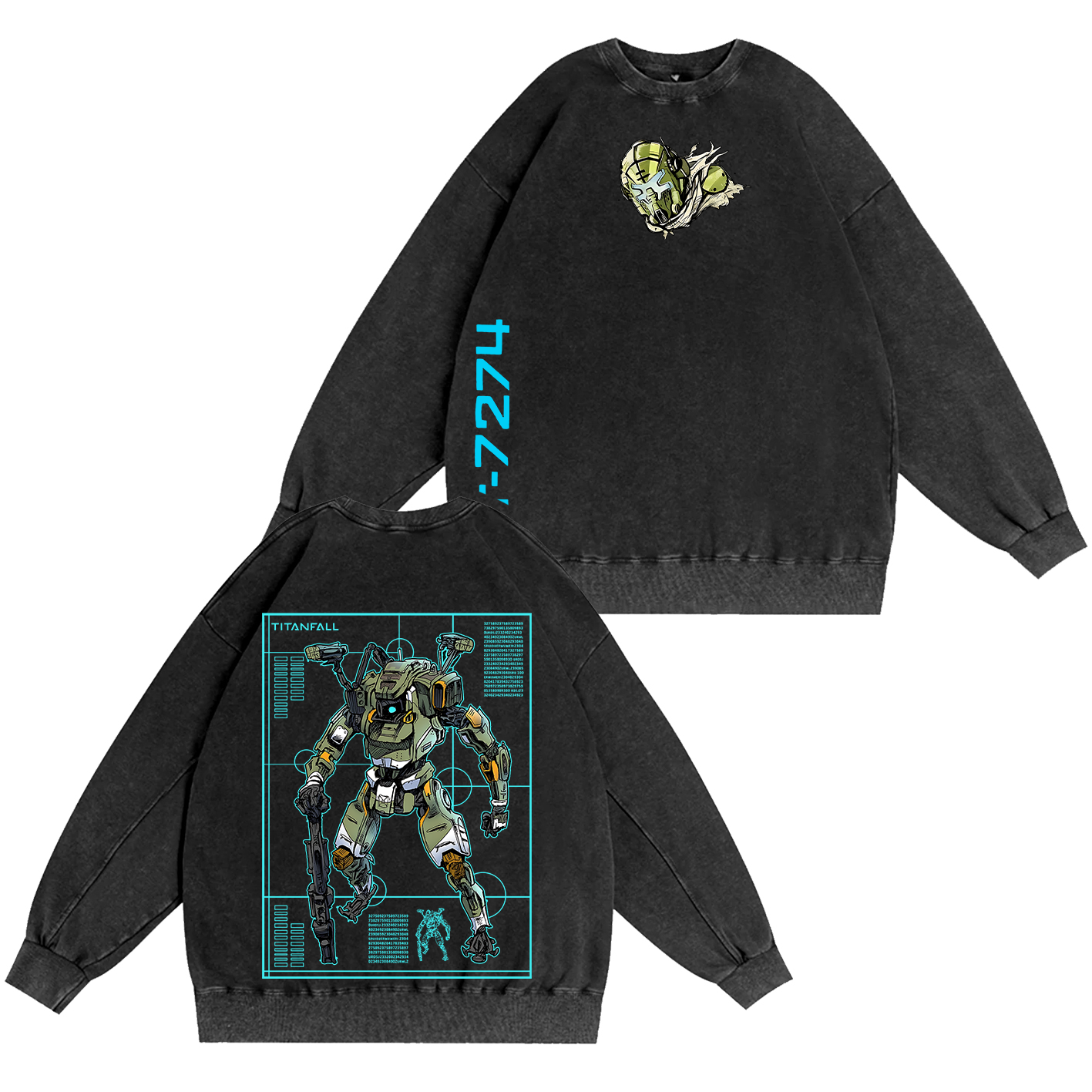 Titanfall BT Fanart Washed T-shirt/Crewneck/Hoodie