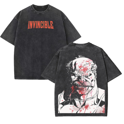 Conquest Invincible Anime Double Printed Vintage T-shirt/Crewneck/Hoodie