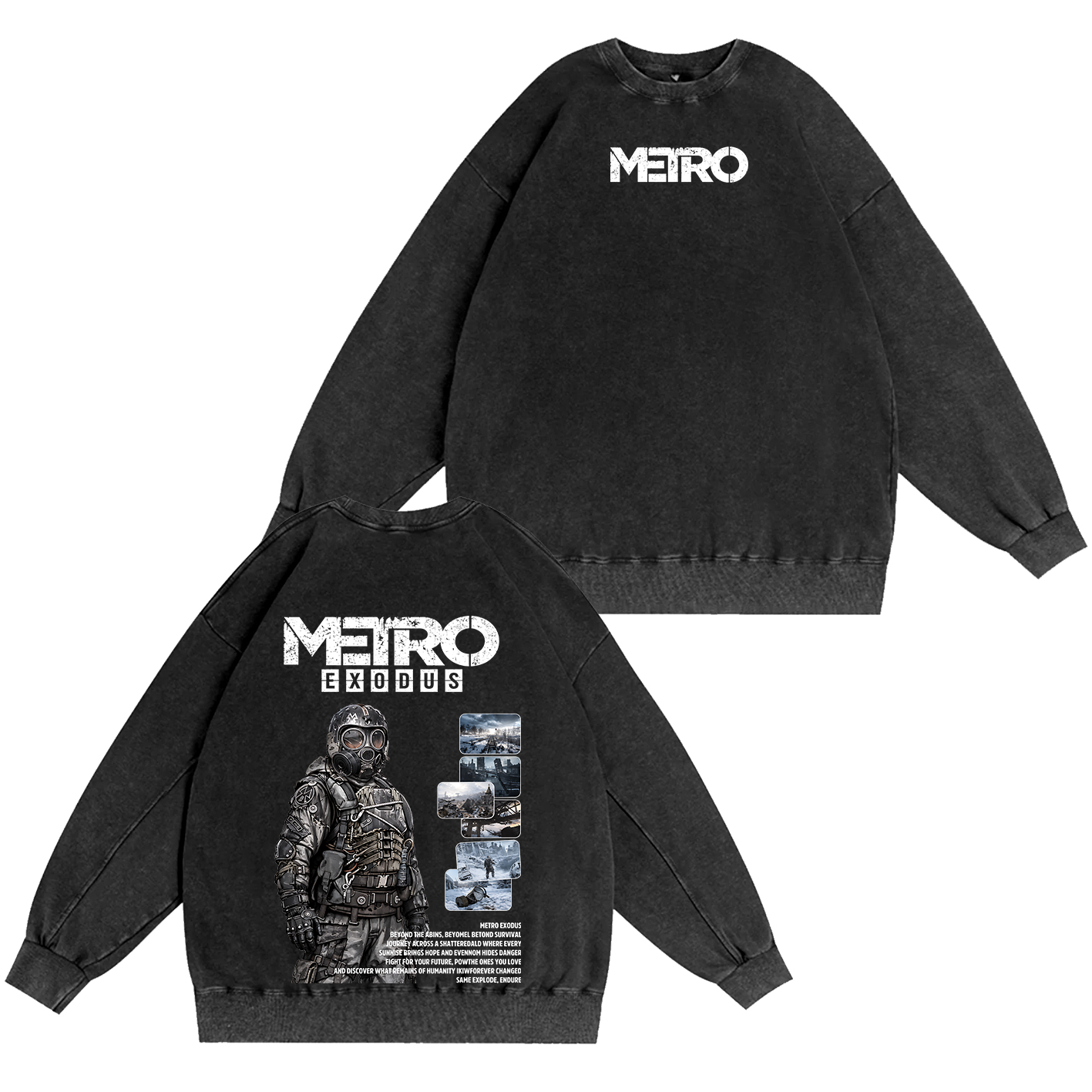 Metro Exodus Oversized T-shirt/Crewneck/Hoodie