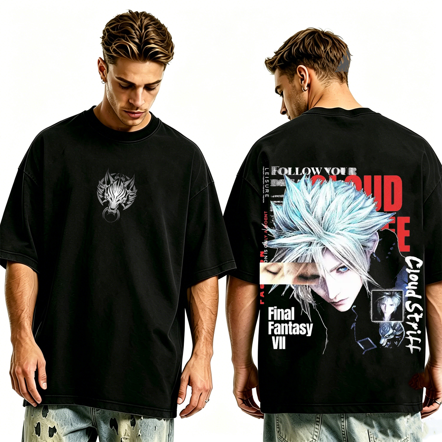 Final Fantasy VII Oversized T-shirt/Crewneck/Hoodie