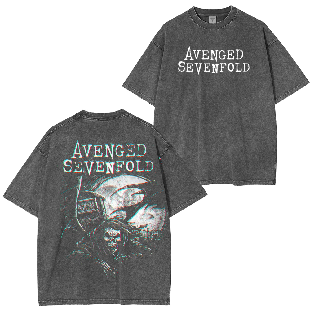 Avenged Sevenfold Band Washed Shirt