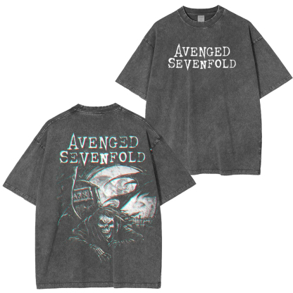 Avenged Sevenfold Band Washed Shirt