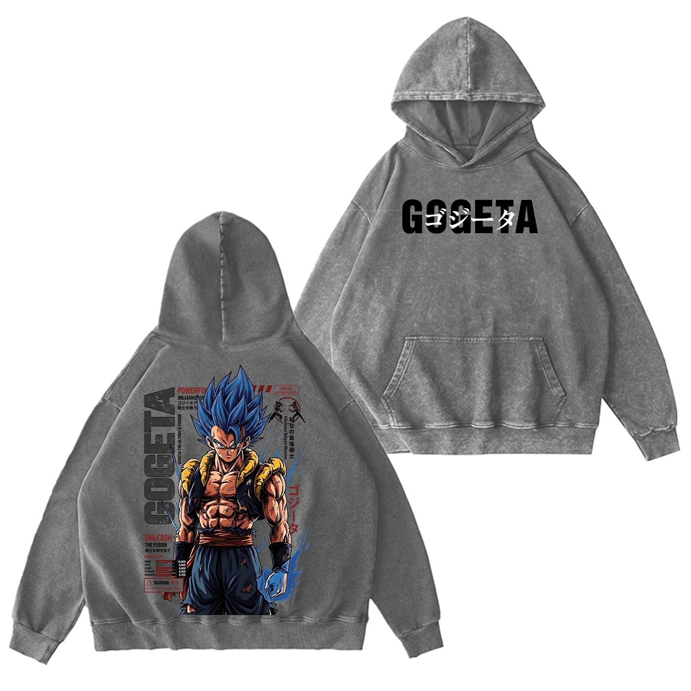 Gogeta Dragon Ball Unisex  Washed T-Shirt