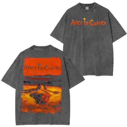 Alice in Chains Washed Unisex T-Shirt