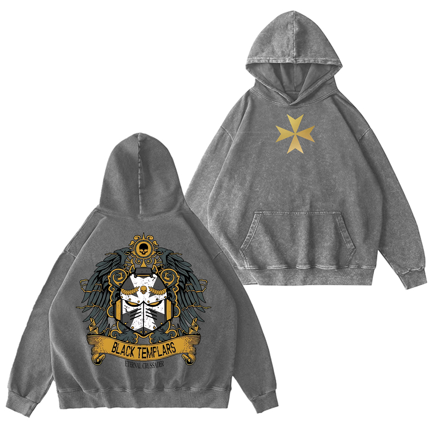 Black Templars Oversized T-shirt/Crewneck/Hoodie