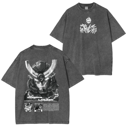 Gurren Lagann Unisex Washed T-Shirt