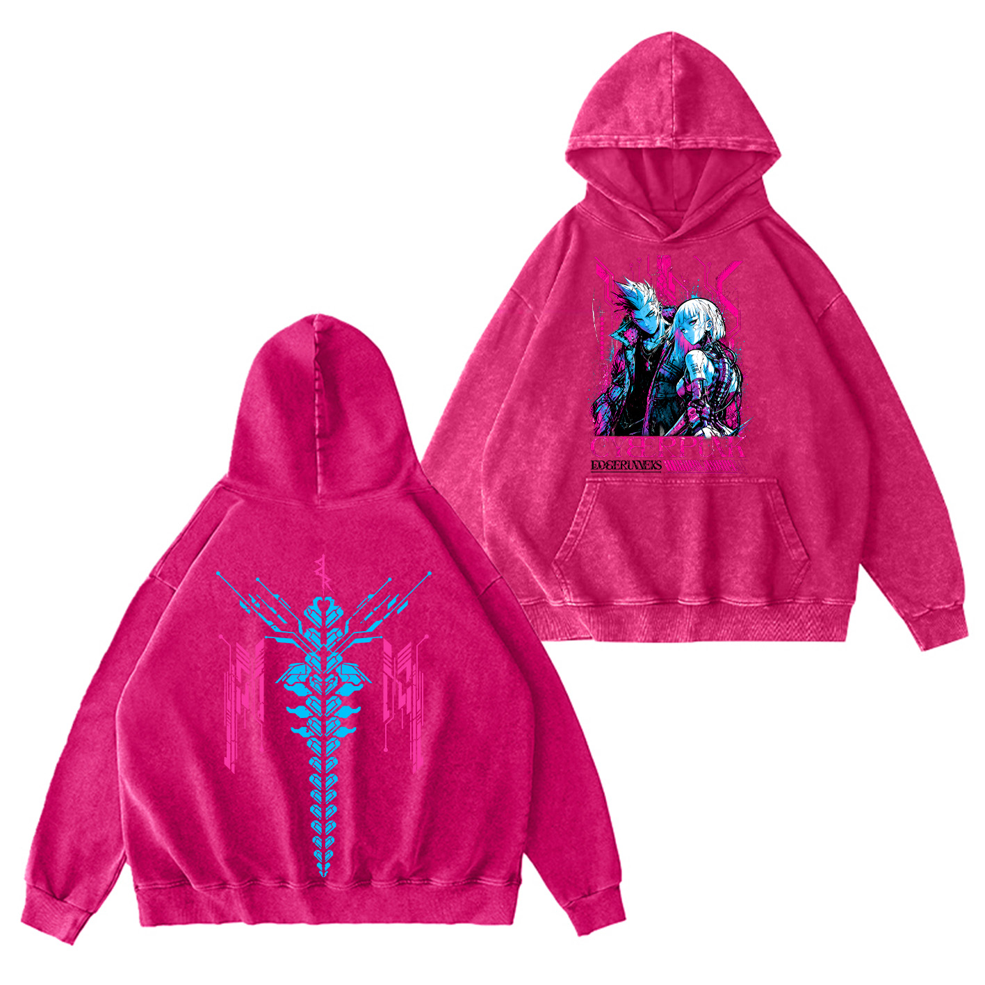 Lucy Cyberpunk Edgerunners  Oversized T-shirt/Crewneck/Hoodie