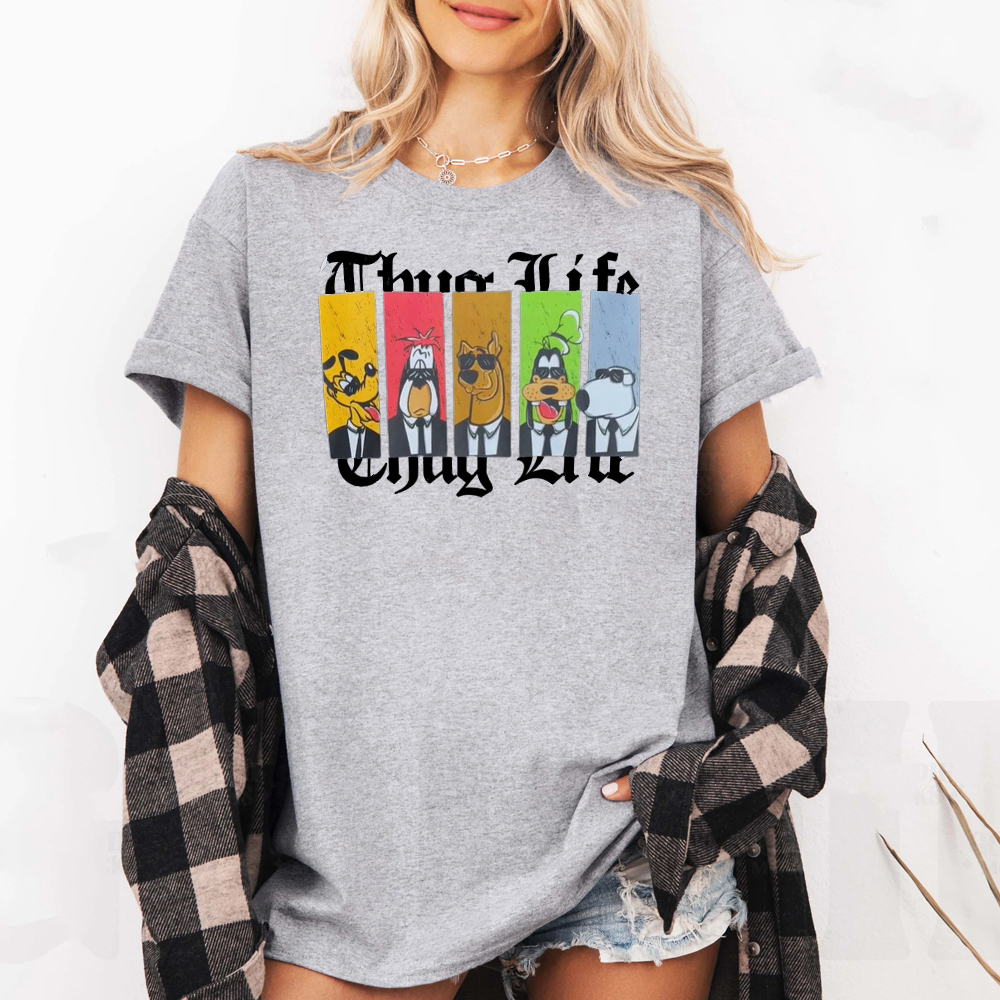Thug Life Nostalgic Dog Shirt