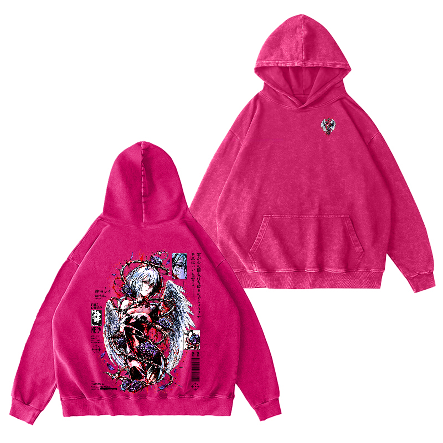 Evangelion Vintage Oversized T-shirt/Crewneck/Hoodie
