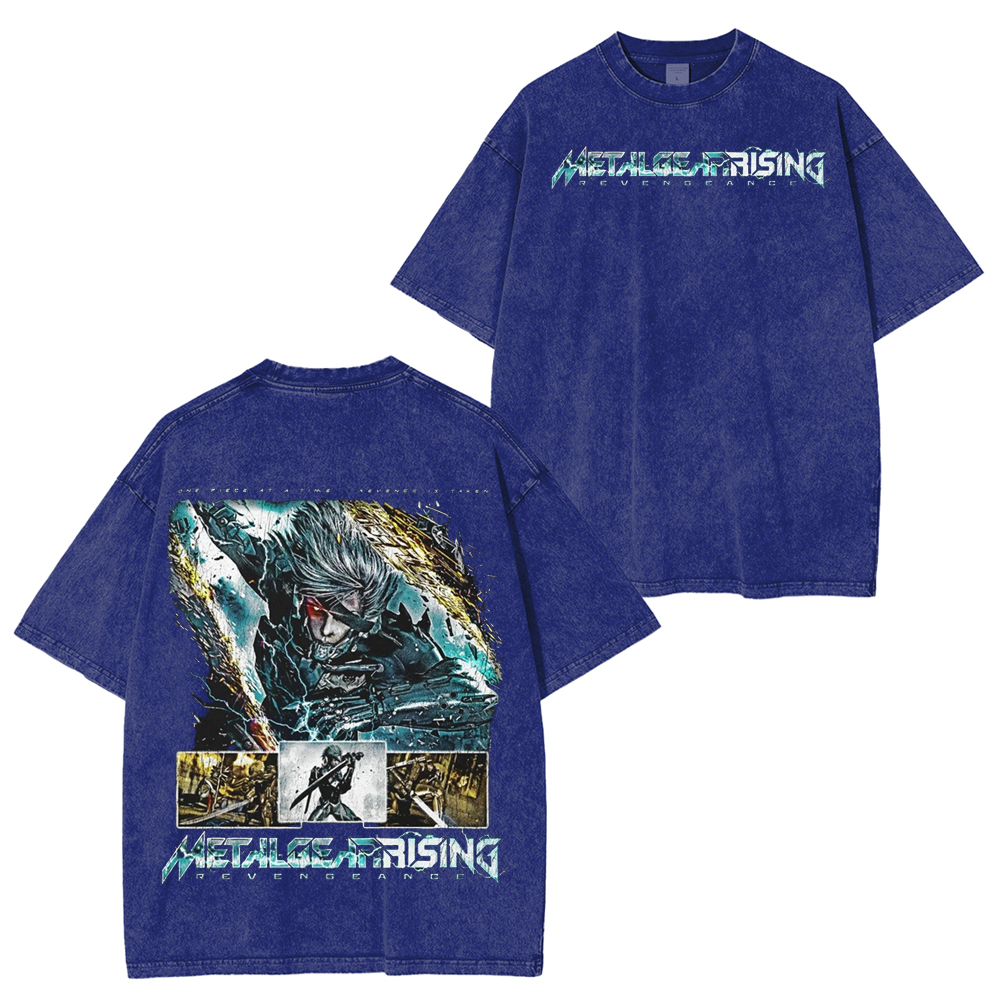 Metal Gear Rising vintage Unisex Washed T-Shirt
