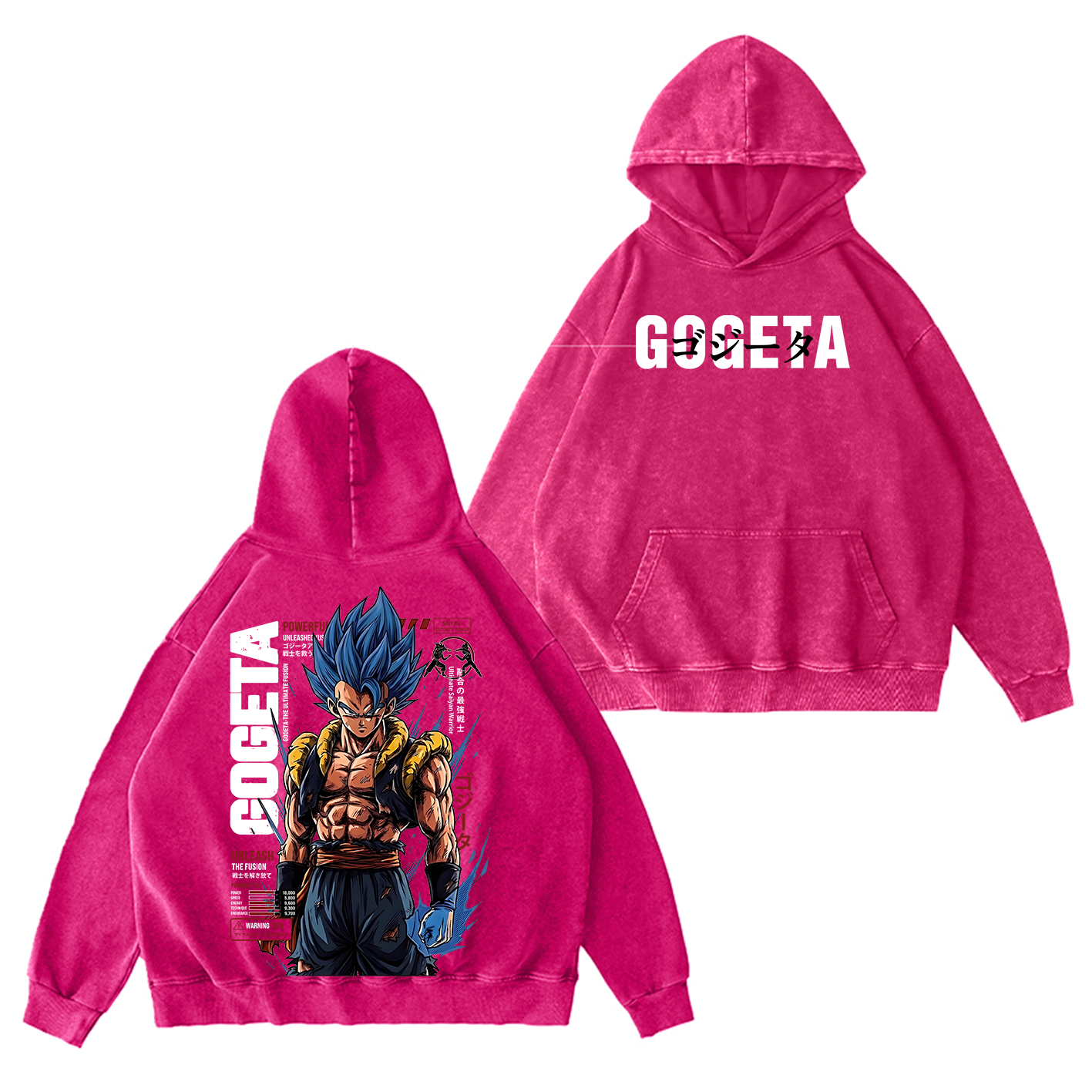 Gogeta Dragon Ball Unisex  Washed T-Shirt