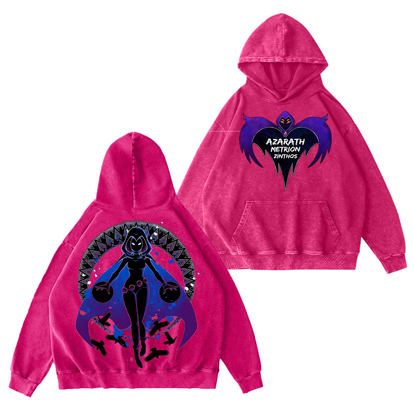 Raven Teen Titans Washed T-shirt/Crewneck/Hoodie