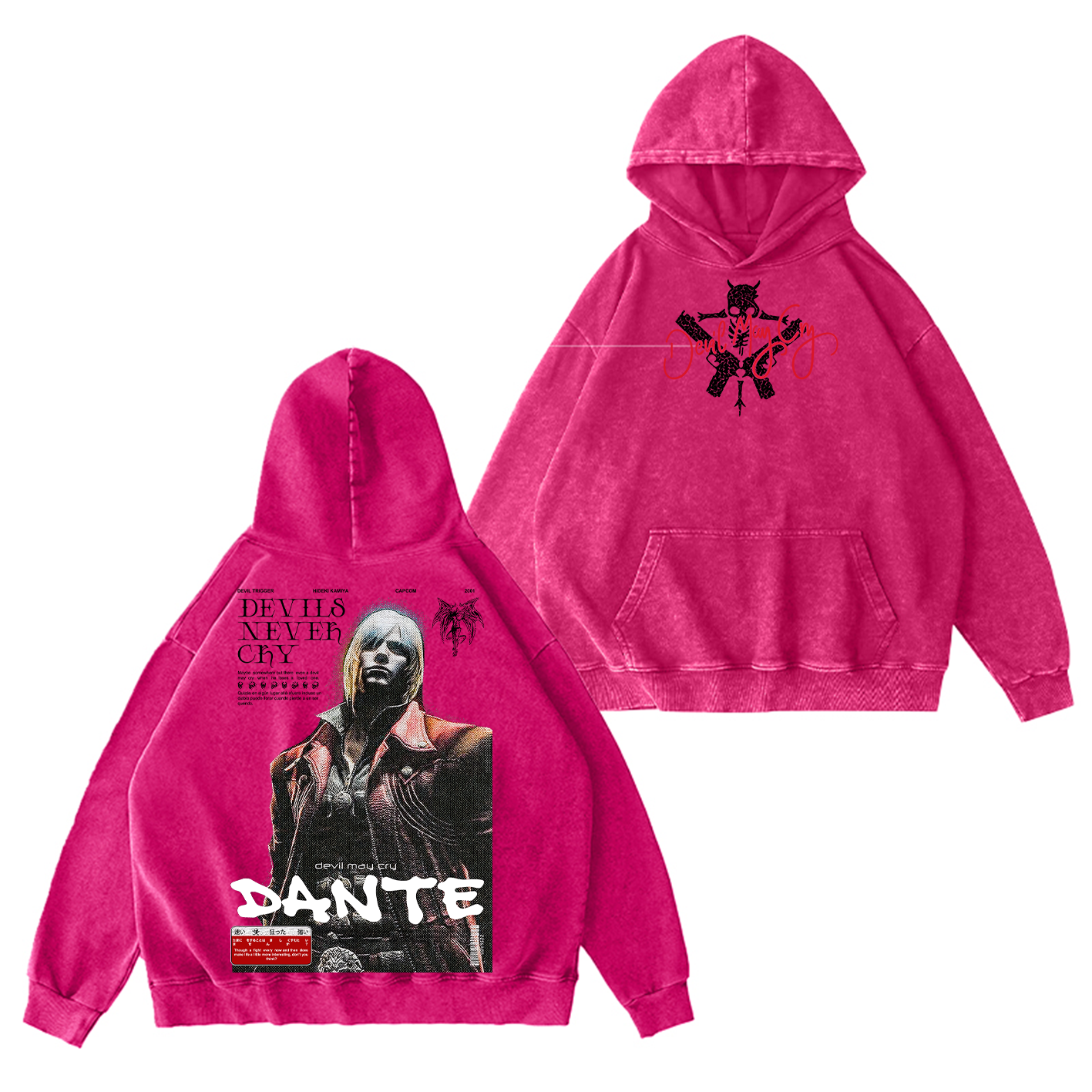 Dante — Devil May Cry Vintage Washed T-shirt/Crewneck/Hoodie