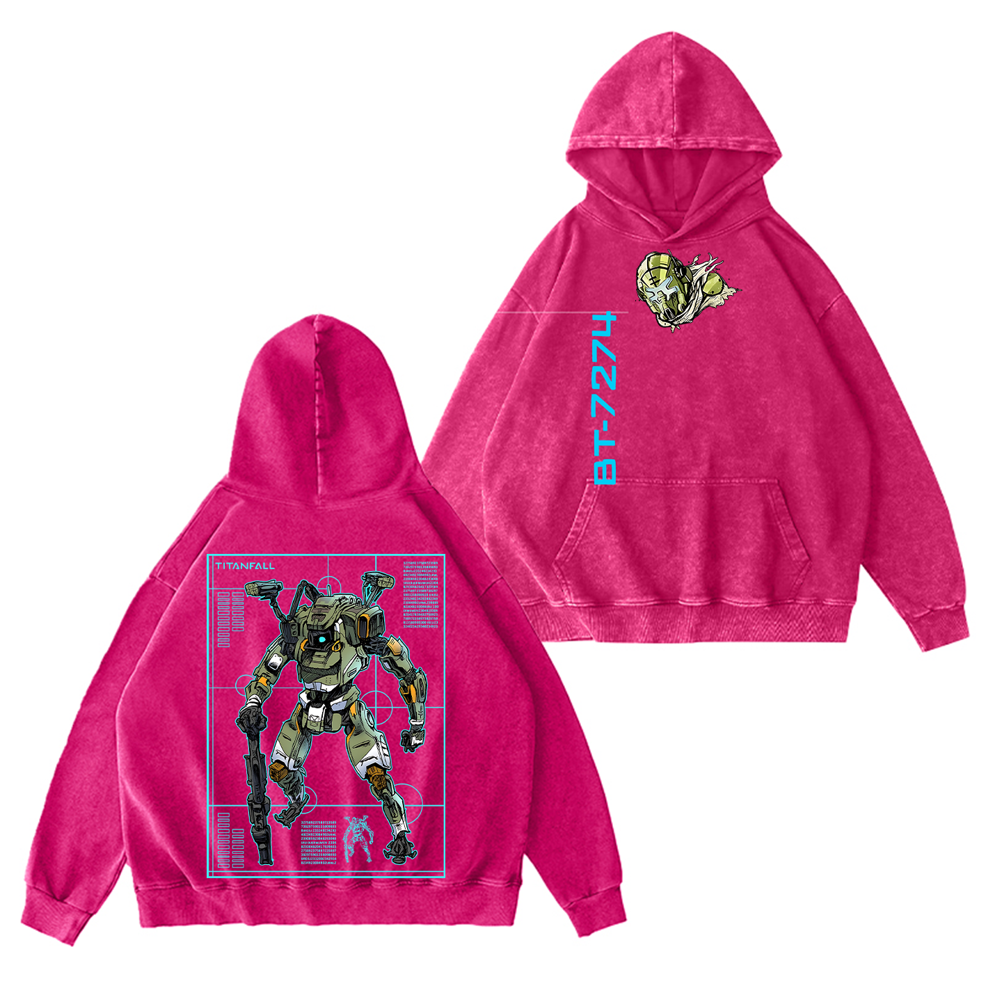 Titanfall BT Fanart Washed T-shirt/Crewneck/Hoodie