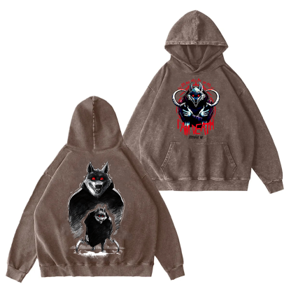 The Wolf Vintage Oversized T-shirt/Crewneck/Hoodie