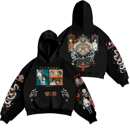 Spirited Away Unisex Zip Up Hoodie