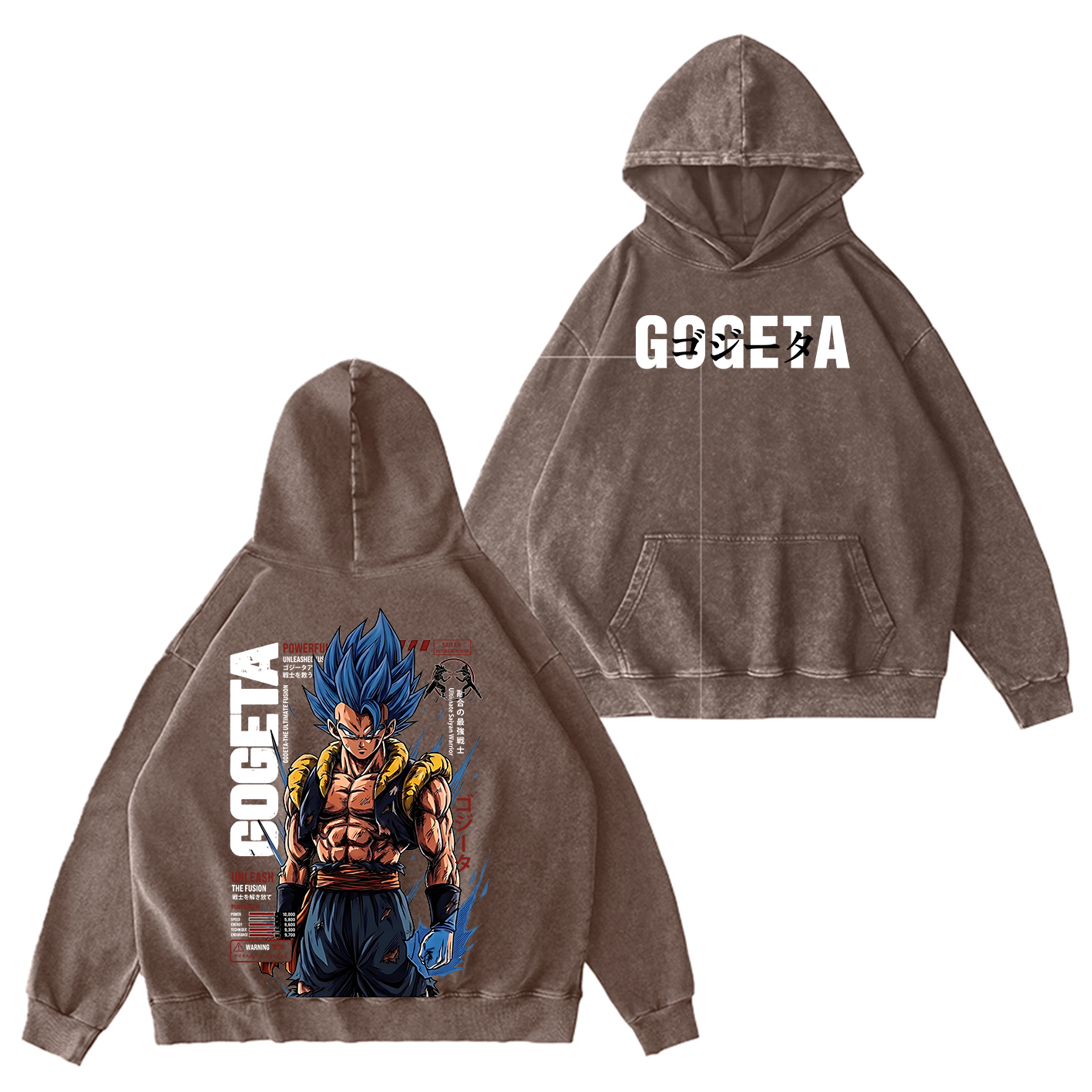 Gogeta Dragon Ball Unisex  Washed T-Shirt