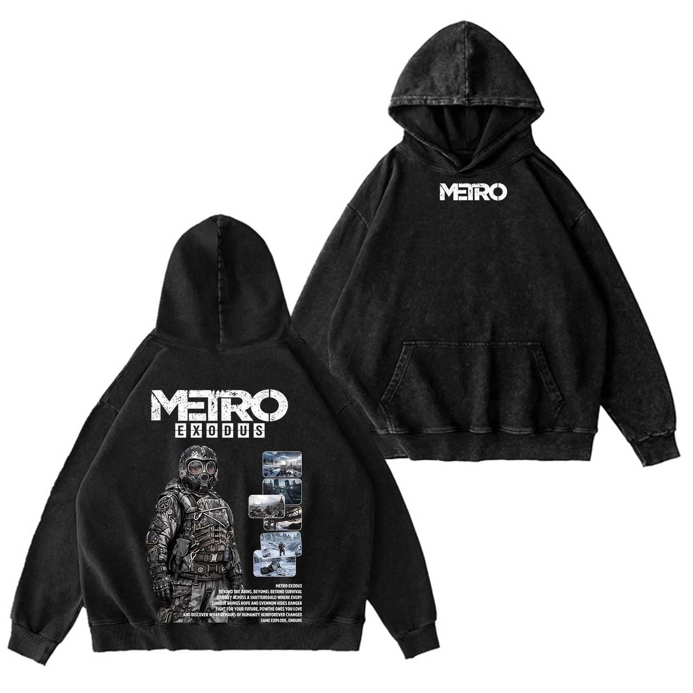 Metro Exodus Oversized T-shirt/Crewneck/Hoodie