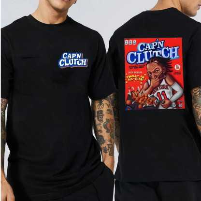 Cap'n clutch Jalen Brunson New York Knicks Graphic T-shirt