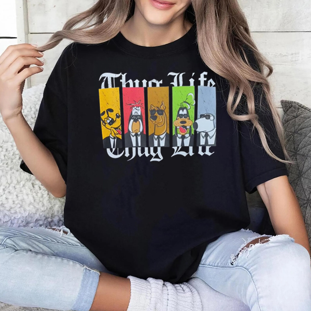 Thug Life Nostalgic Dog Shirt