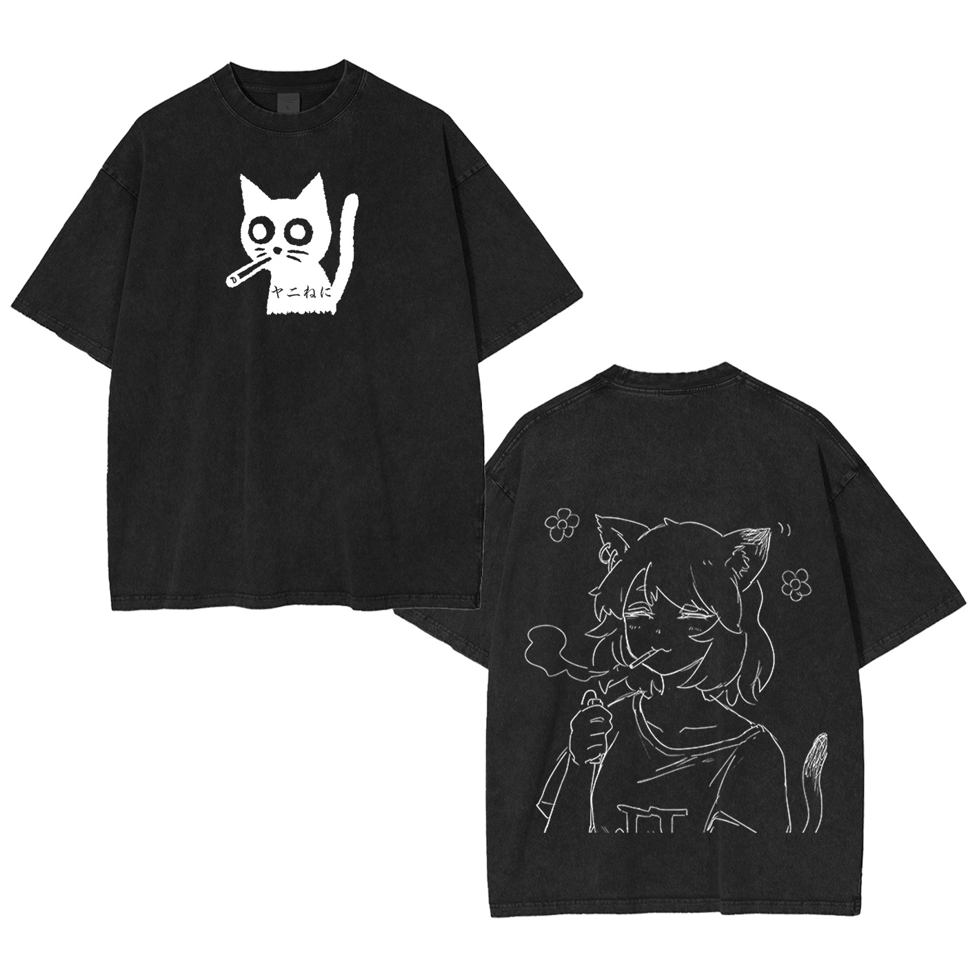 Yani Neko Oversized T-shirt/Crewneck/Hoodie