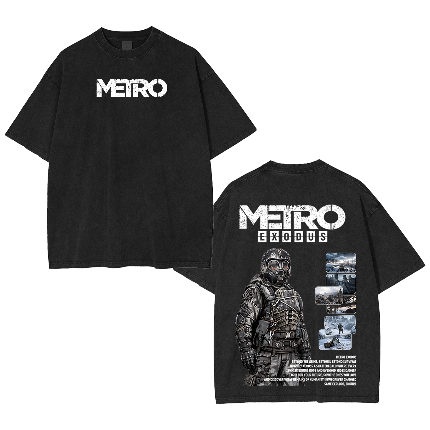 Metro Exodus Oversized T-shirt/Crewneck/Hoodie