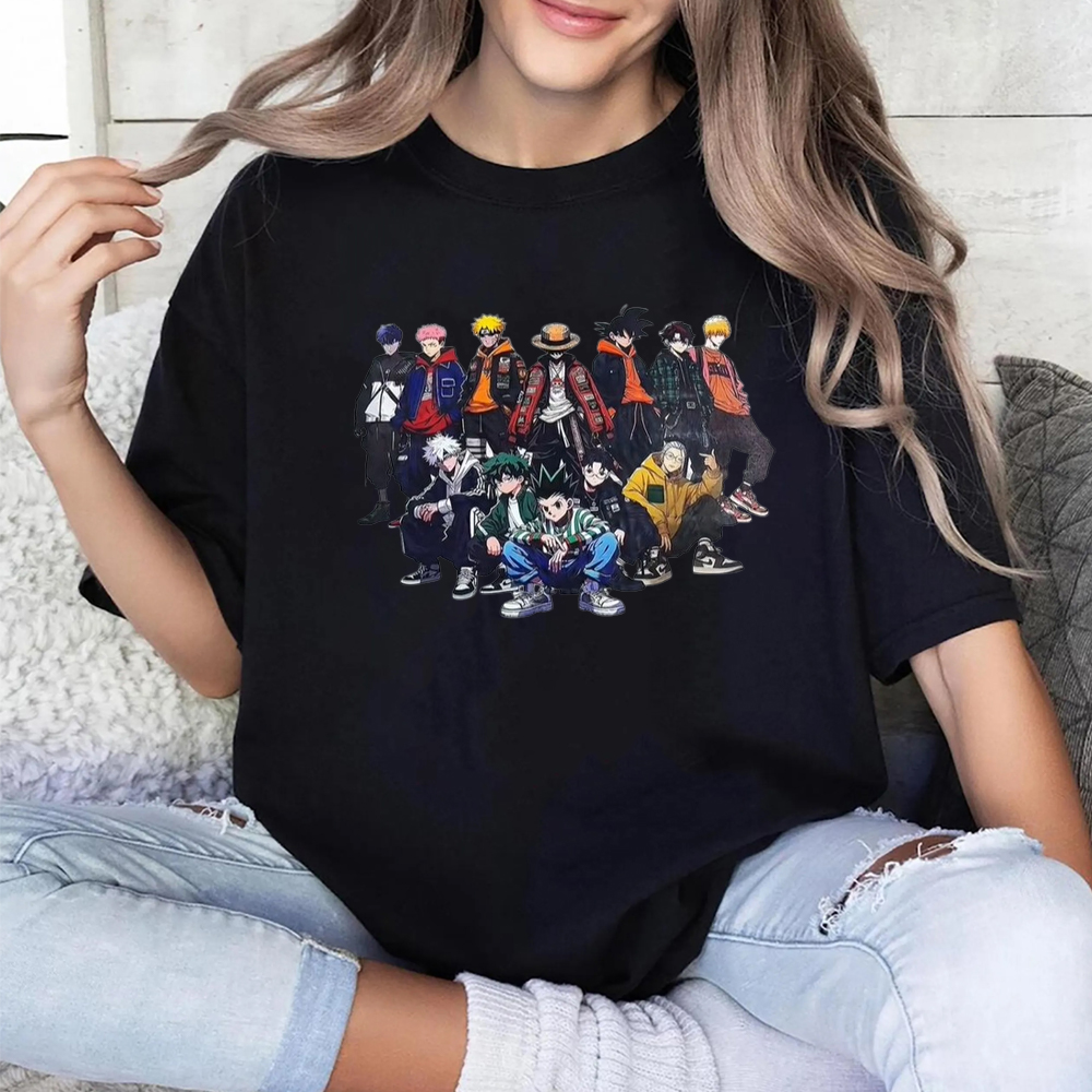 Luffy Goku Ichigo Deku Naruto without Thuglife Shirt