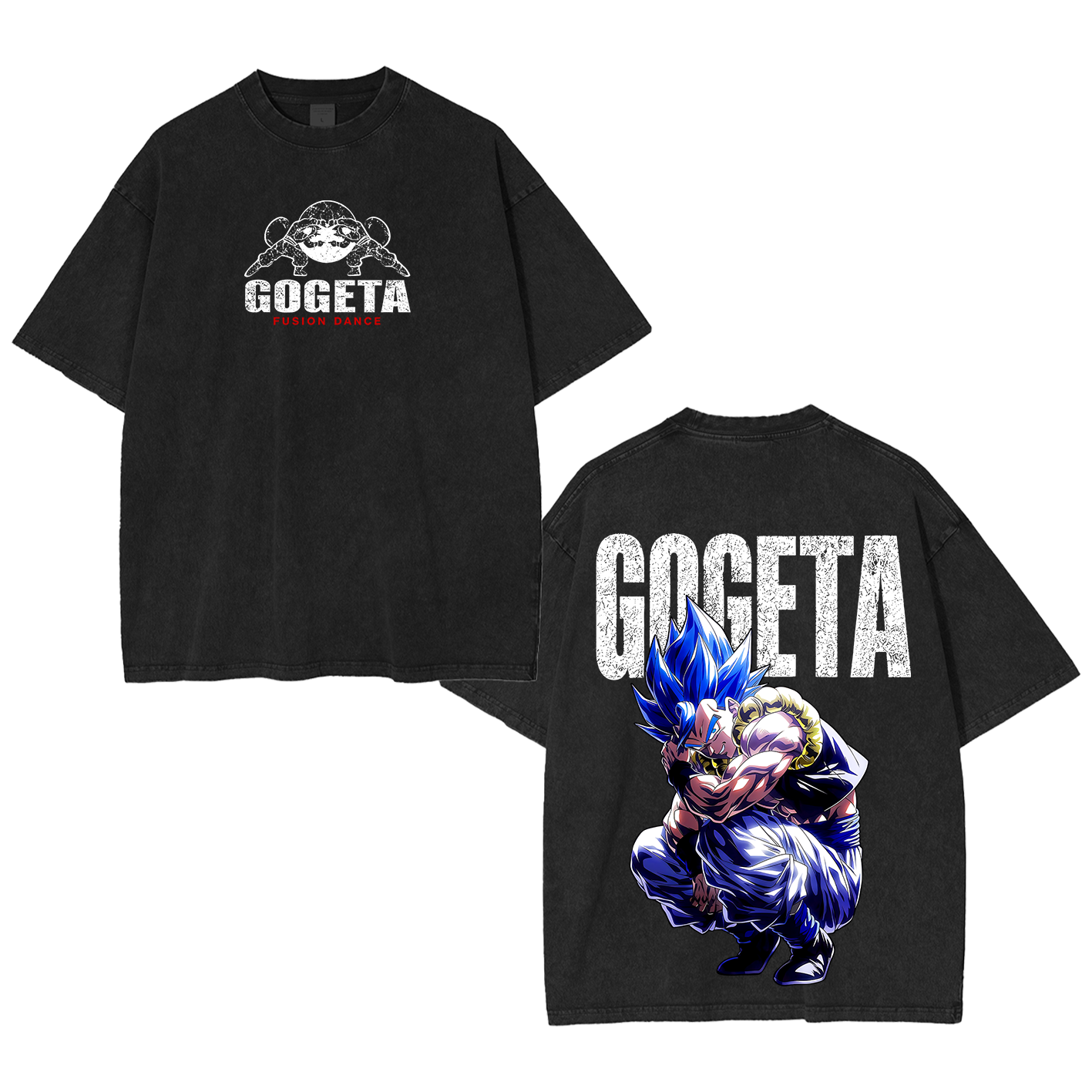 Gogeta Dragon Ball Vintage Unisex Washed T-Shirt